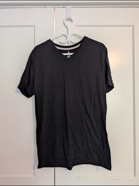 Essentials Men's Black V-Neck Tee